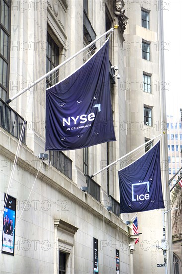 New York Stock Exchange, building exterior, New York City, New York, USA