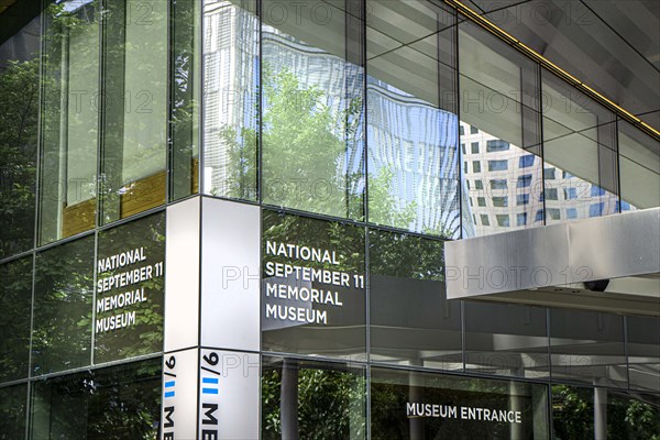 National September 11 Memorial Museum, building exterior, World Trade Center, New York City, New York, USA