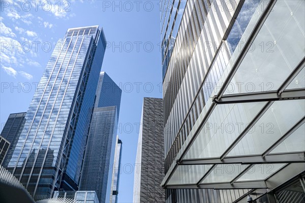 3 World Trade Center, 4 World Trade Center, 7 World Trade Center, building exterior, low angle view, New York City, New York, USA