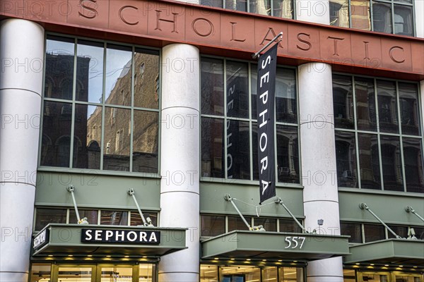 Sephora store, building exterior, New York City, New York, USA