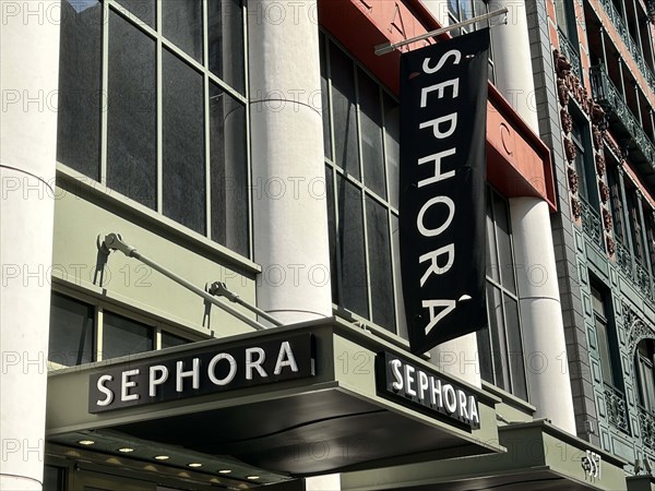 Sephora store, building exterior, New York City, New York, USA