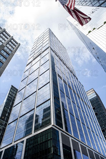 50 Hudson Yards (center), building exterior, low angle view, Hudson Yards, New York City, New York, USA