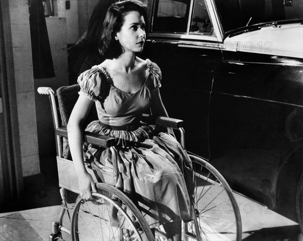 Susan Strasberg, on-set of the British film, "Taste Of Fear", U.S. title: "Scream Of Fear", Columbia Pictures, 1961