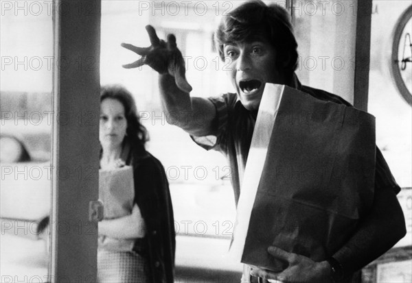 Emby Mellay, Michael Berry, on-set of the film, "The Touch Of Satan", Futurama International Pictures, 1971