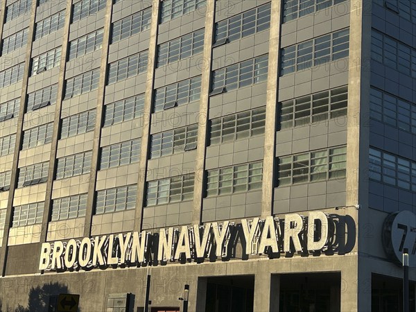 Brooklyn Navy Yard, Building 77, building exterior, Brooklyn, New York City, New York, USA