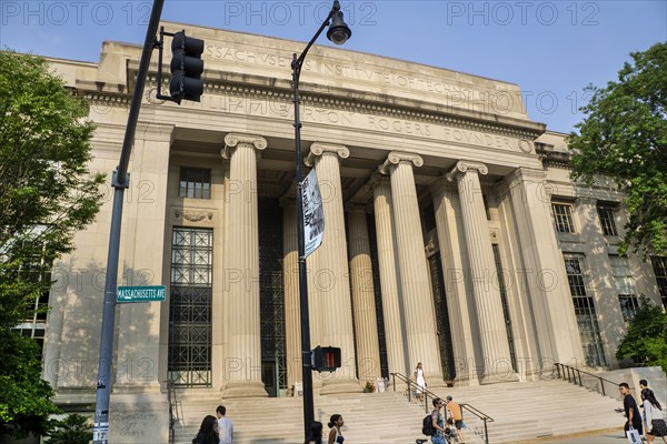 William Barton Rogers Building, building exterior, Massachusetts Institute of Technology, Cambridge, Massachusetts, USA