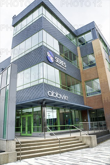 Seres Therapeutics biotechnology company and Abbvie biopharmaceutical company, building exterior, Cambridge, Massachusetts, USA