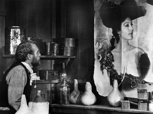 Paul Newman, on-set of the western film, "The Life And Times Of Judge Roy Bean", National General Pictures, 1972