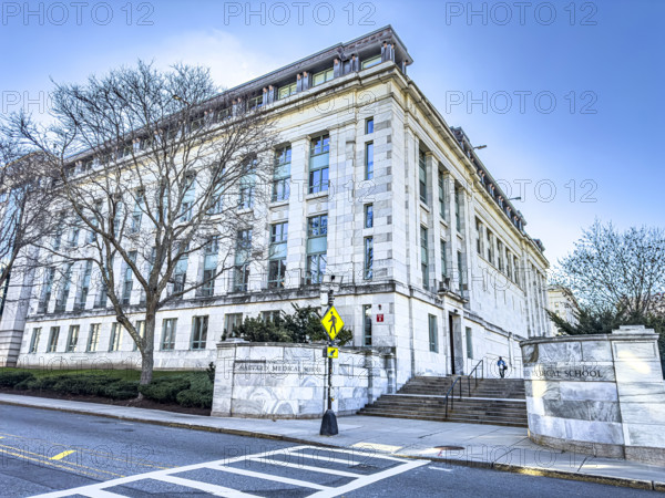 Harvard Medical School, building exterior, Boston, Massachusetts, USA