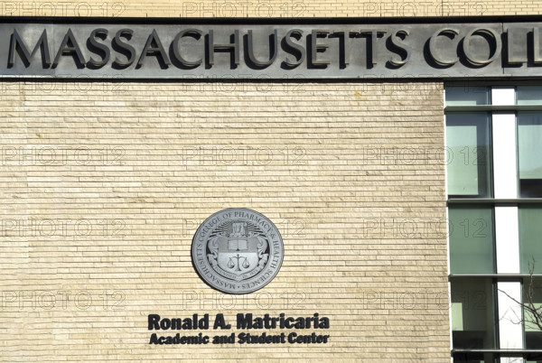 Ronald A. Matricaria Academic and Student Center, building exterior, Massachusetts College of Pharmacy and Health Sciences, Boston, Massachusetts, USA