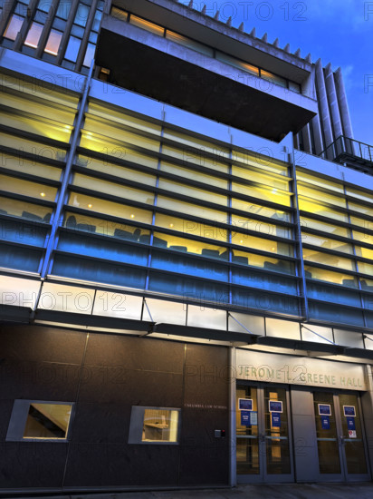 Jerome L. Greene Hall, Columbia University Law School, building exterior, New York City, New York, USA