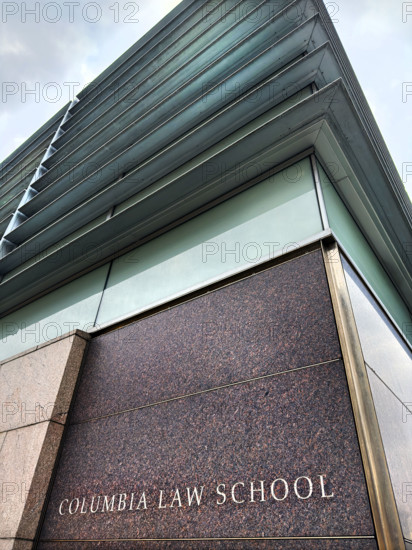 Jerome L. Greene Hall, Columbia University Law School, building exterior, low angle view, New York City, New York, USA