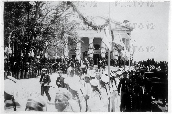 Corfou, Mariage de la Princesse Marie de Grèce et du Grand Duc Georges Michaïlovitch de Russie