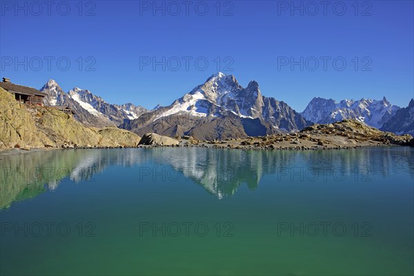 Le Lac Blanc, massif du Mont-Blanc, Haute-savoie
