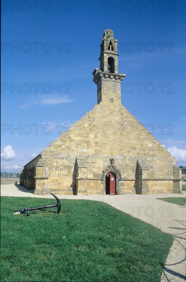 France, Bretagne, Finistere presqu'ile de crozon, camaret sur mer, chapelle Notre Dame de Rocamadour,