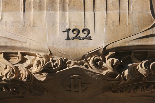 Hôtel Guimard in Paris (detail)