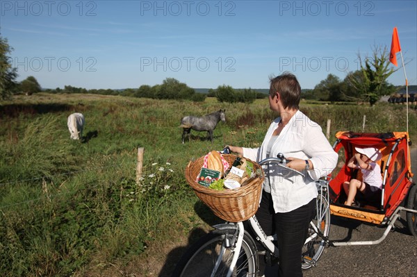 France, Haute Normandie, eure, pays de risle estuaire, Les Cigognes, 211 bis chemin du Roy, maison d'hote, location velo, pommiers, chaumiere, gastronomie, produits regionaux, promenade en famille a velo, chevaux,