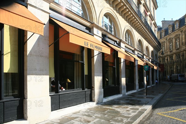 France, ile de france, paris 1er arrondissement, 6 rue de l'Amiral de Coligny, le fumoir, bar, restaurant, 
Date : 2011-2012