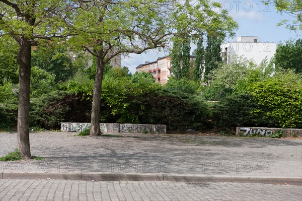 Allemagne (Germany), Berlin, Prenzlauer Berg, Mauer Park, vestiges du Mur de Berlin, jardin public,