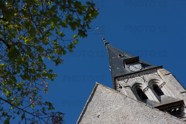 France, Ile de France, Essonne, Milly-la-Foret, clocher de l'eglise,
Copyright notice: CRT PIdF