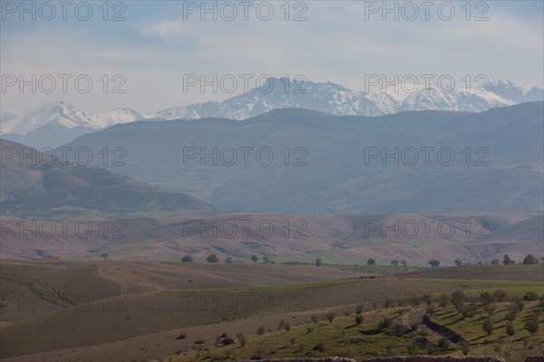 Marrakech,  pied du Haut Atlas