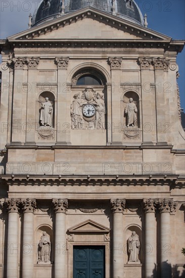 Place De La Sorbonne, Facade De La Chapelle De La Sorbonne