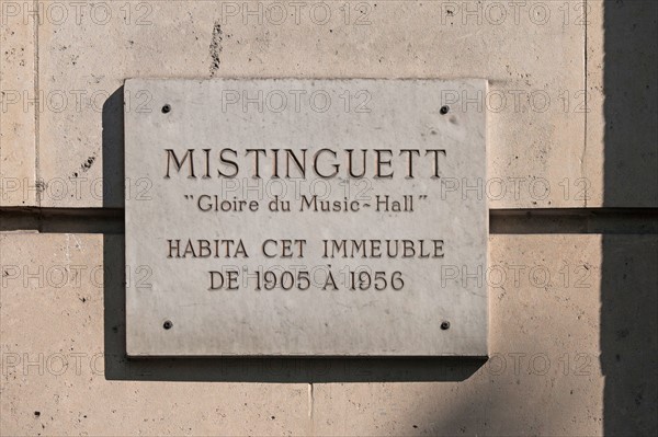 Boulevard Des Capucines, Immeuble où vécut Mistinguett