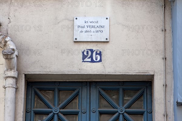 26 rue Lecluse, Verlaine y vécut