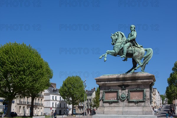 Rouen, statue of Napoleon