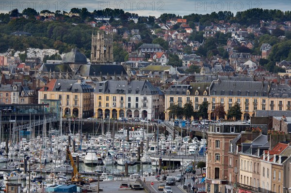 Harbour and quays in Dieppe