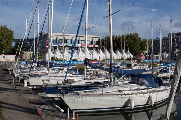 Lorient, port de plaisance pendant le Festival Interceltique