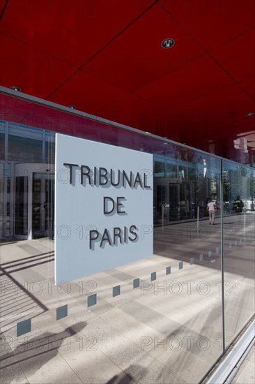 Paris, the new Palais de Justice, Tribunal de Paris