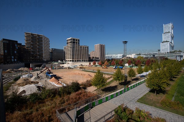 Paris, nouveau quartier des Batignolles