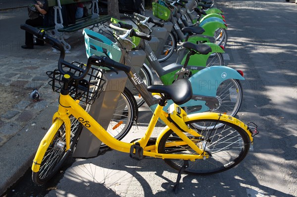 Paris, self-service bicycles