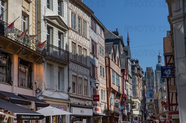 Rouen (Seine Maritime), rue du Gros Horloge