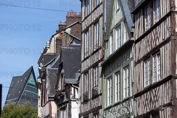 Rouen (Seine Maritime), rue du Gros Horloge