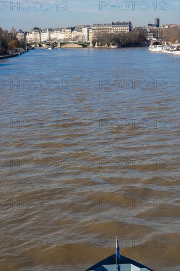 Paris, river Seine below the Pont d'Austerlitz