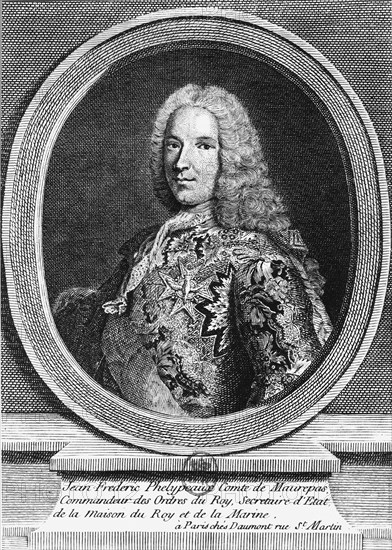 Jean-Frederic, count of Maurepas