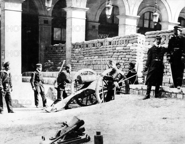 La Commune - Barricade de la rue de Rivoli - 1871