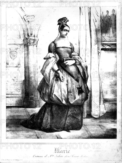 Juliette Drouet in stage costume.