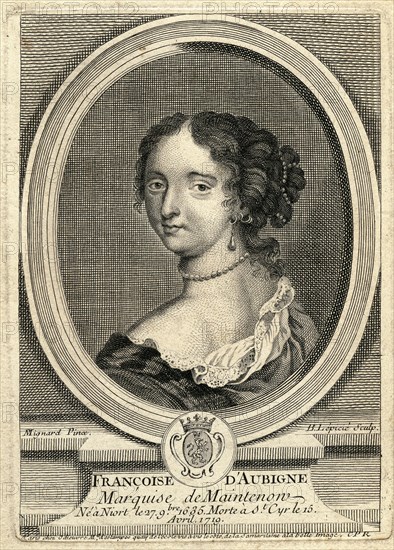 Françoise d'Aubigné, marquise de Maintenon (1635-1719).