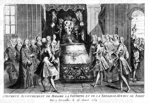 Naissance du duc de Berry, qui deviendra le roi Louis XVI.