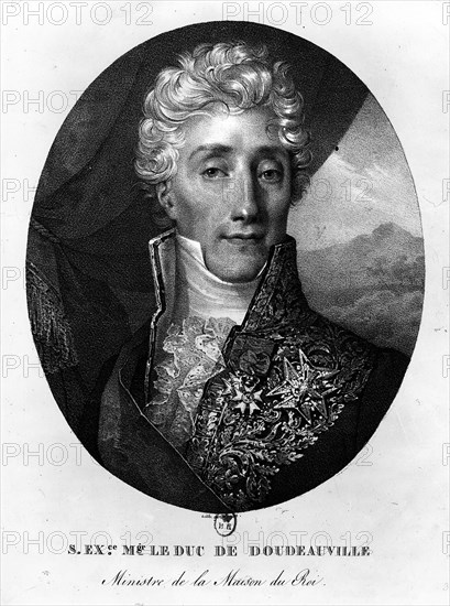 Ambroise of Rochefoucauld, duke of Doudeauville (1765-1841).