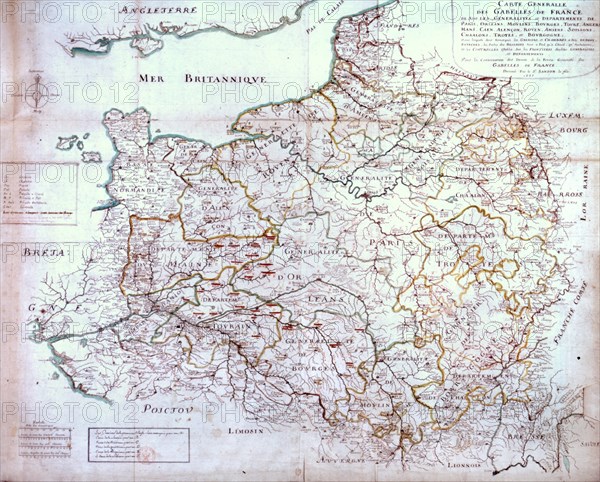 Carte générale des Gabelles de France