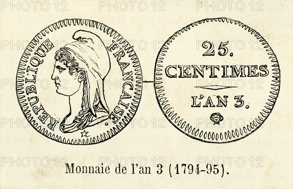Coin of the Third Year (1794-1795).