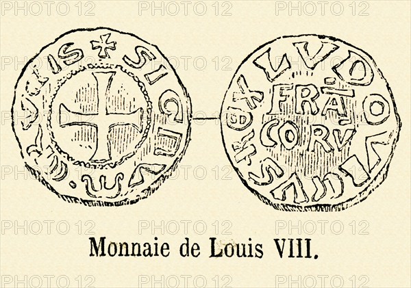 Coin of Louis VIII.
