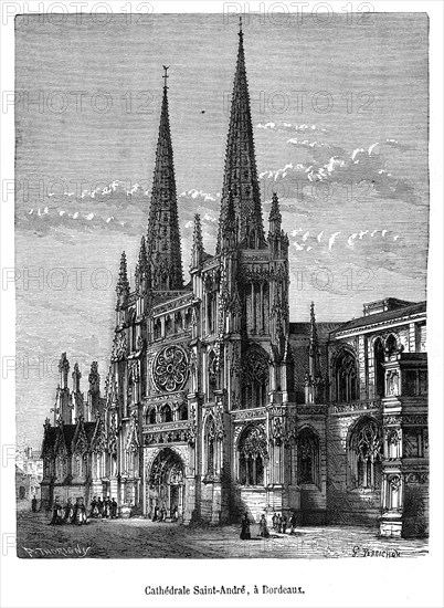 Cathédrale Saint-André de Bordeaux.