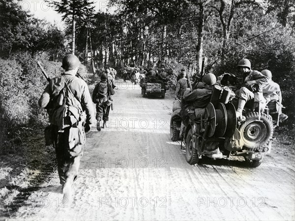 US advance in Normandy, 1944