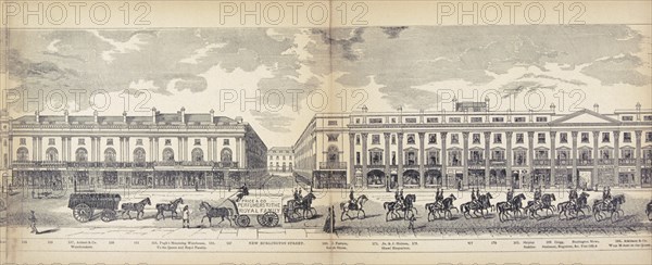 Panorama of London, 1849. Artist: George C Leighton