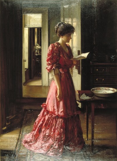 'The Letter', 1910. Artist: William Mouat Loudan